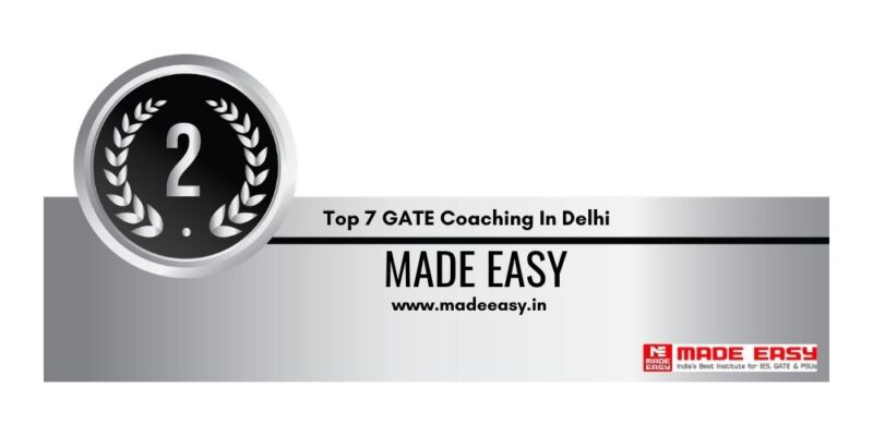 Rank 2 GATE Coaching In Delhi