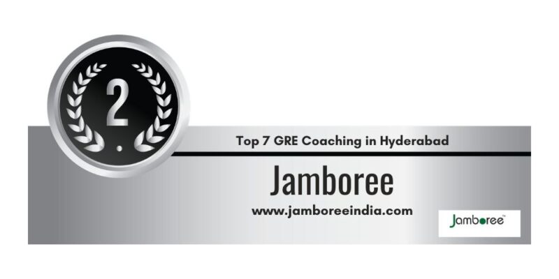 Rank 2 in 7 GRE Coaching centers in Hyderabad