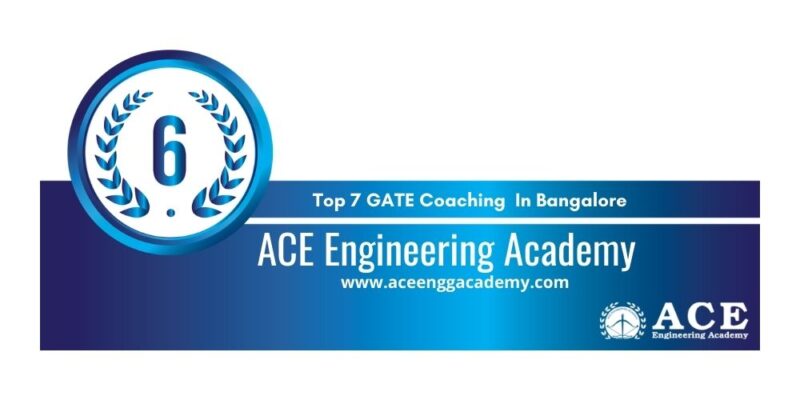 Rank 6 GATE Coaching In Bangalore