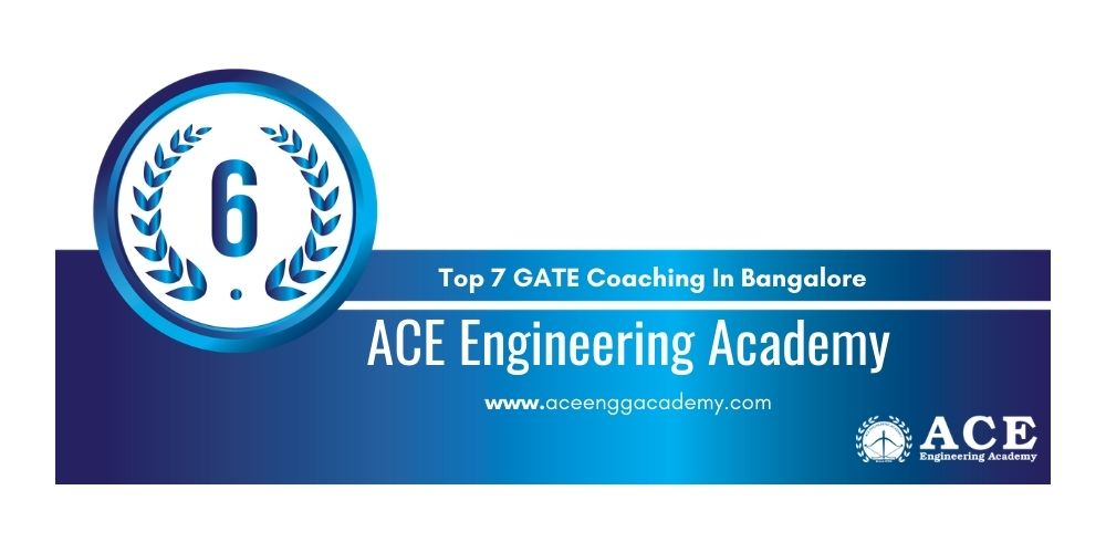 Rank 6 GATE Coaching In Bangalore