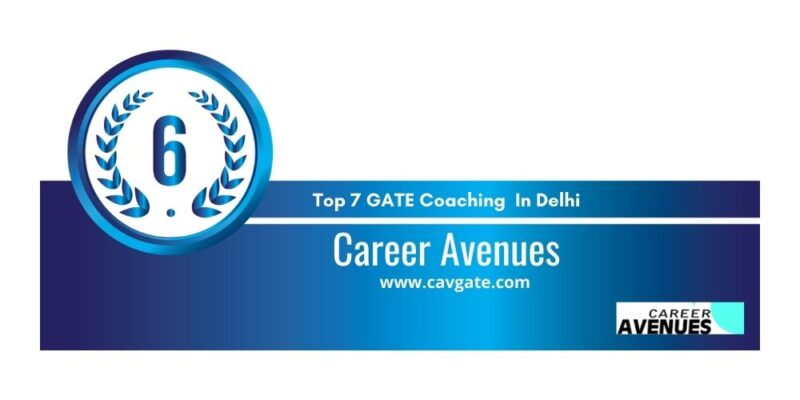 Rank 6 GATE Coaching In Delhi