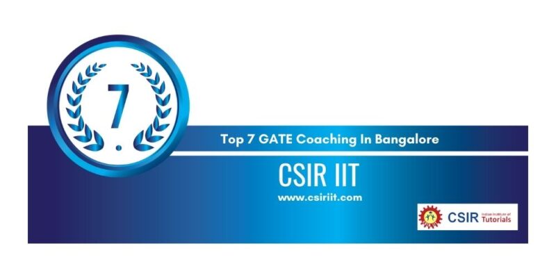 Rank 7 GATE Coaching In Bangalore