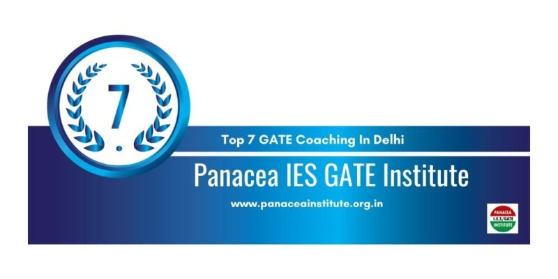 Rank 7 GATE Coaching In Delhi