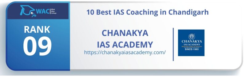 IAS Coaching in chandigarh RANK 8