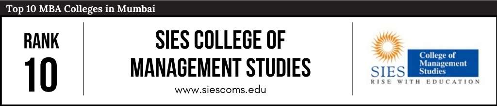 Rank 10: SIES College of Management Studies 