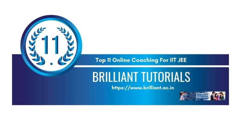 Rank 11 Online Coaching for IIT JEE