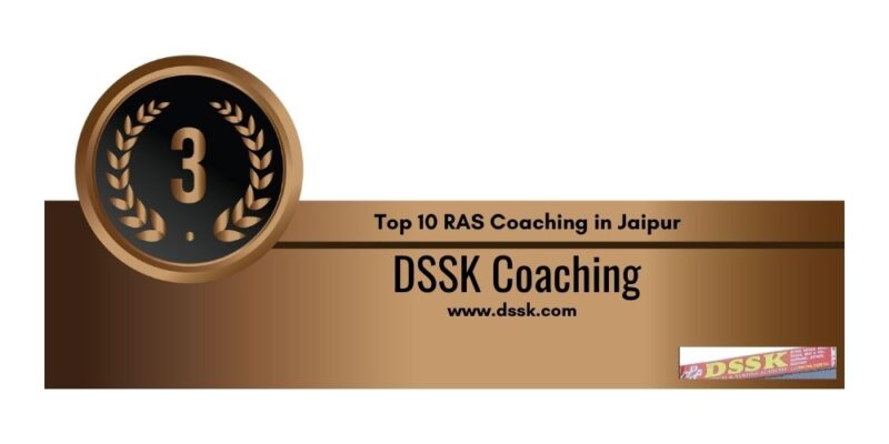 RAS coaching in Jaipur Rank 3