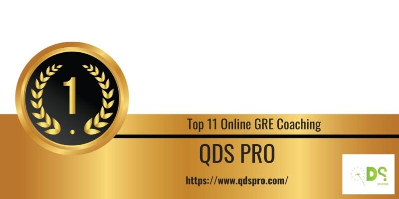 Rank 1 Top 11 Online GRE Coaching