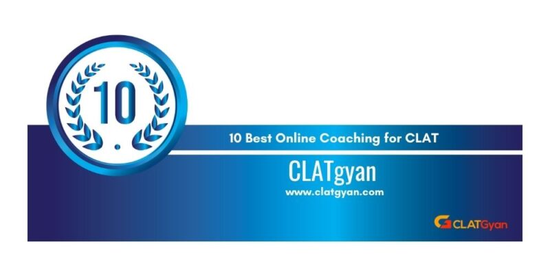 Rank 10 online coaching for clat