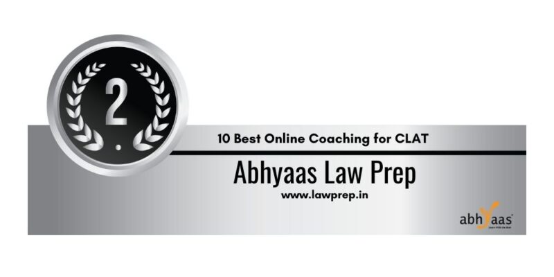 Rank 2 online coaching for clat