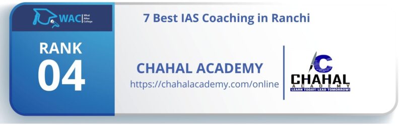 7 Best IAS Coaching in Ranchi rank 4