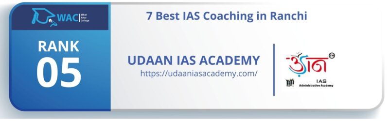 7 Best IAS Coaching in Ranchi rank 5