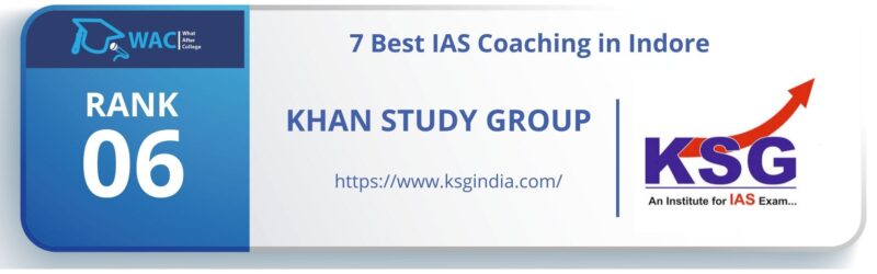 IAS Coaching in Indore rank 6