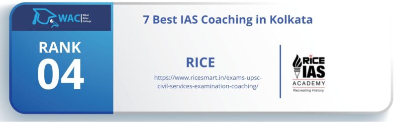 IAS Coaching in Kolkata Rank 4