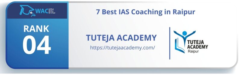 IAS Coaching in Raipur RANK 4