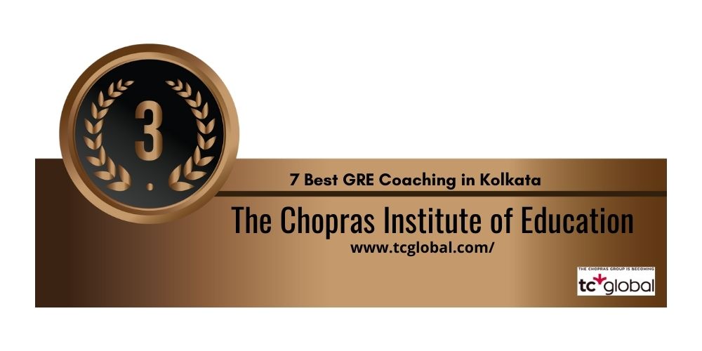 Rank 3 GRE Coaching centre in Kolkata