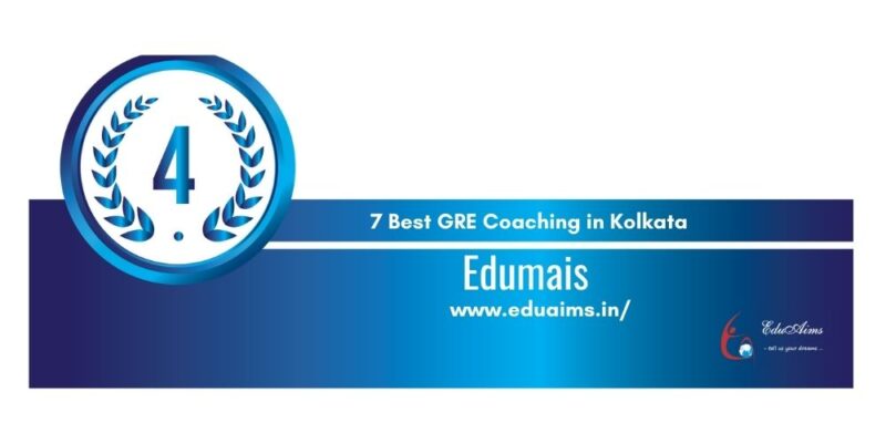 Rank 4 GRE Coaching centre in Kolkata