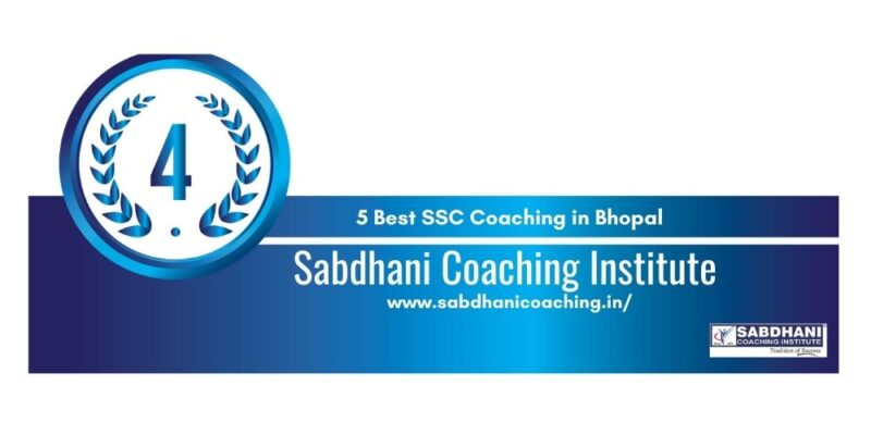 Rank 4 SSC Coaching in Bhopal