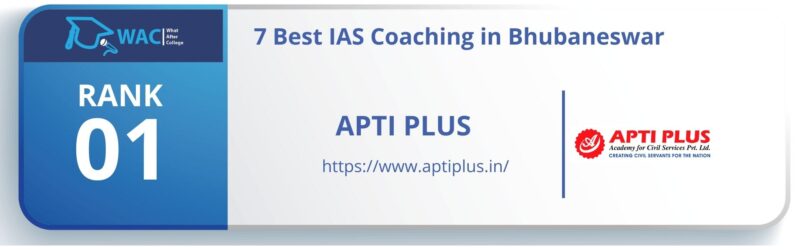 7 Best IAS Coaching in Bhubaneswar rank 1