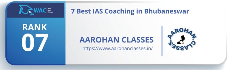 7 Best IAS Coaching in Bhubaneswar rank 7