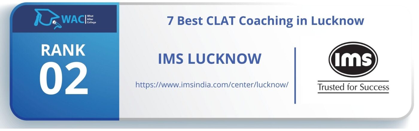 RANK 2 :  Best CLAT Coaching in Lucknow  