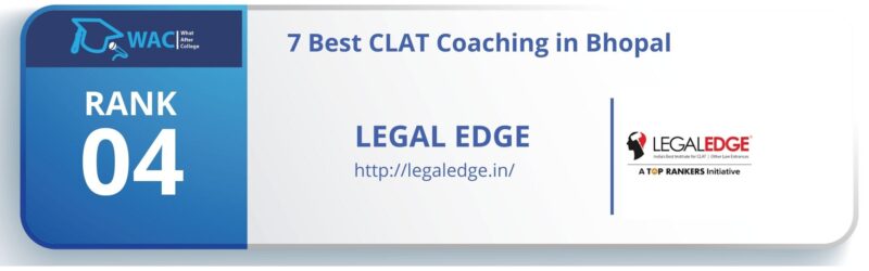 CLAT Coaching in Bhopal RANK 4