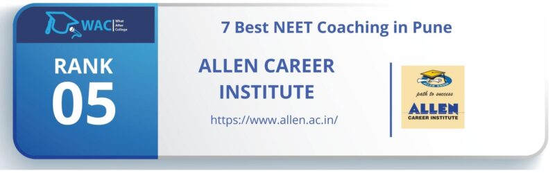 NEET CLASSES IN PUNE RANK 5