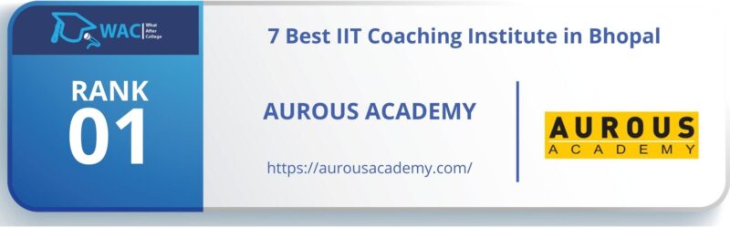 Rank 1: best iit coaching in bhopal