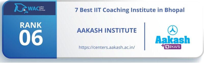Rank 6: Aakash Institute