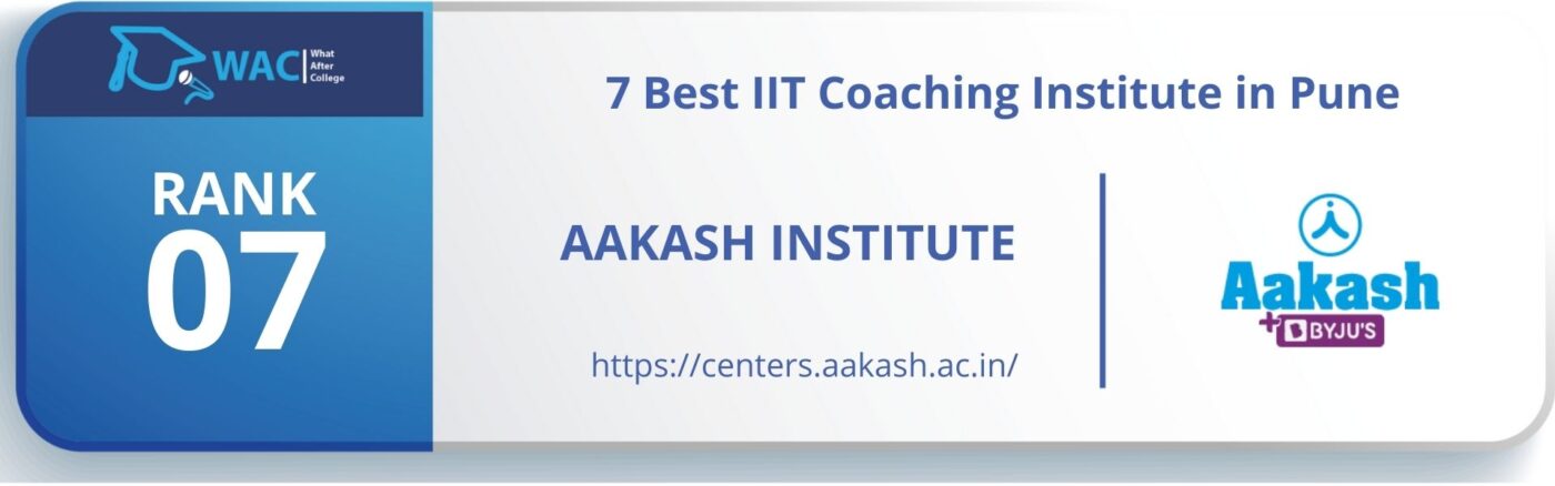 Rank 7: Aakash Institute