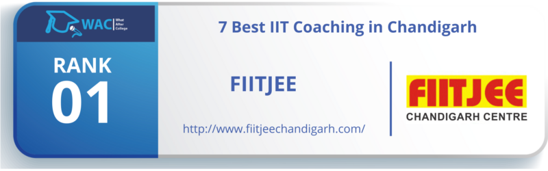 Rank 1: iit jee coaching in chandigarh