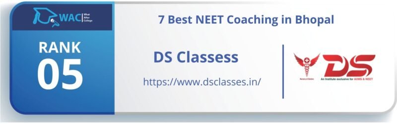 Rank 5: NEET Coaching in Bhopal