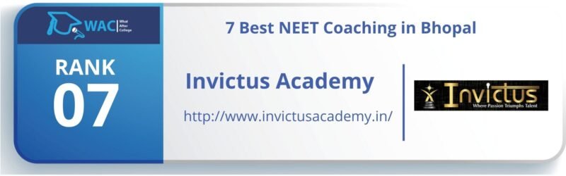 Rank 7: best neet coaching classes in bhopal