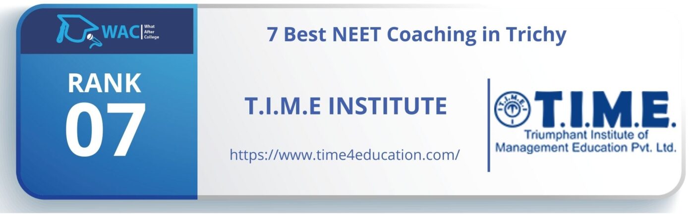 Rank 7: T.I.M.E Institute