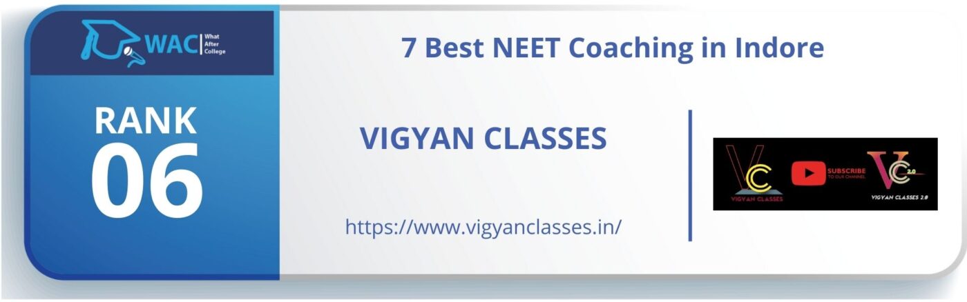 Rank 6: best coaching for neet in indore