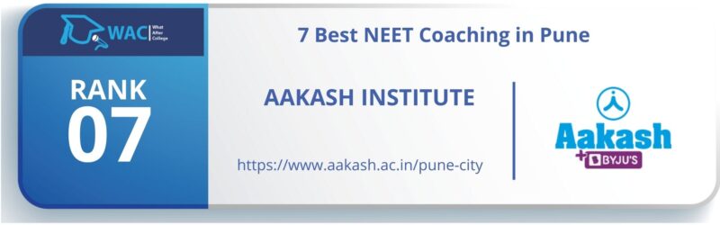 Rank 7: Aakash Institute
