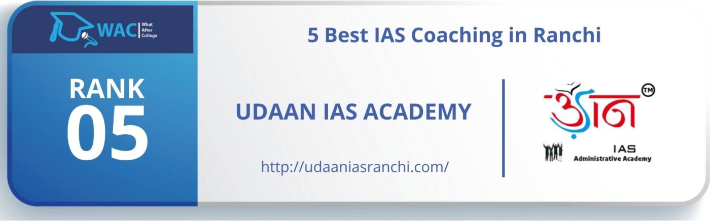 Rank 5: Udaan IAS Academy