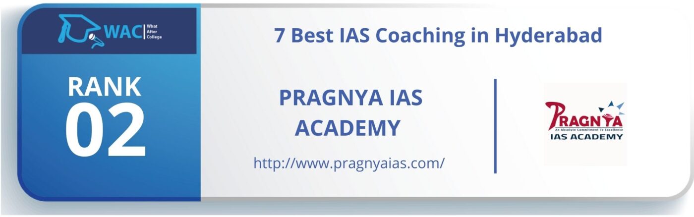 Rank 2: Pragnya IAS Academy