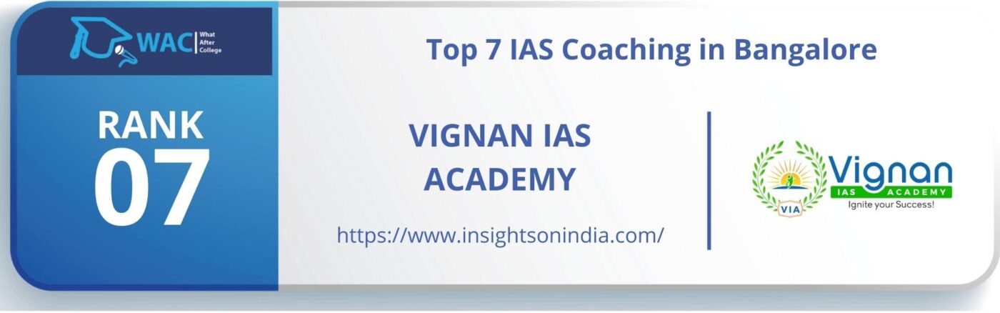 Rank 7: Vignan IAS Academy 