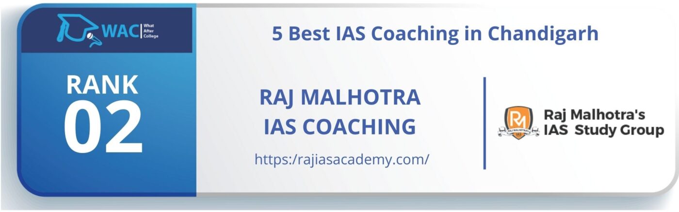 5 Best IAS Coaching in Chandigarh Rank-2 Raj Malhotra IAS Coaching    