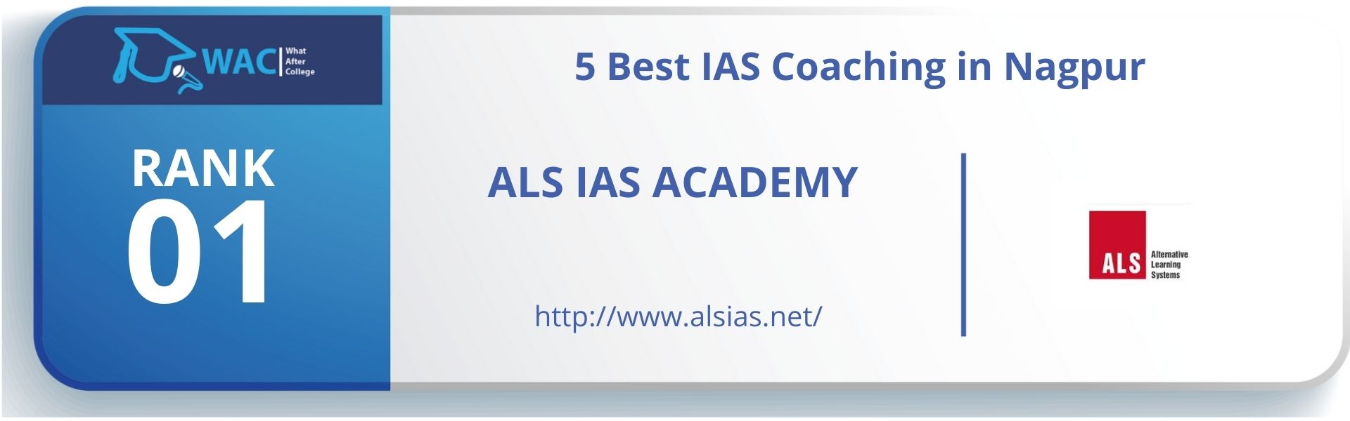 5 Best IAS Coaching in Kanpur Rank 1: ALS IAS Academy in Nagpur