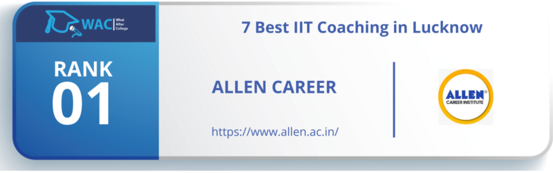 Rank 1: IIT coaching in Lucknow