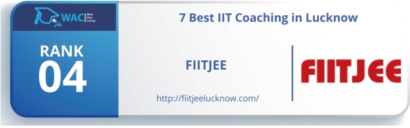 Rank 4: FIITJEE Lucknow