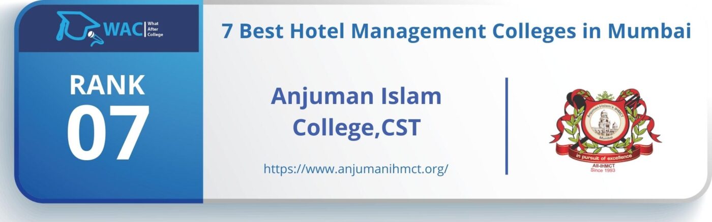 Rank 7: Anjuman Islam College,CST