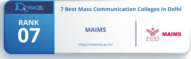 Rank 7: Maharaja Agrasen Institute of Management Studies