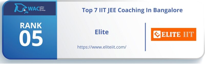 Rank 5: IIT Coaching in Bangalore
