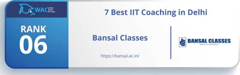 Rank 6: Bansal Classes