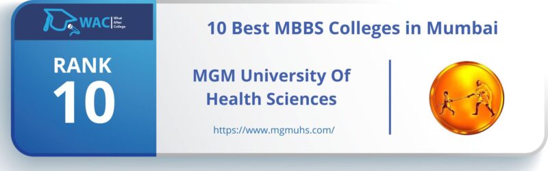 Rank: 10 MGM University Of Health Sciences