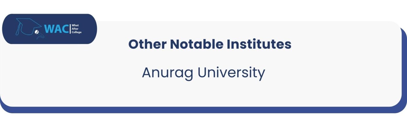 Anurag University,