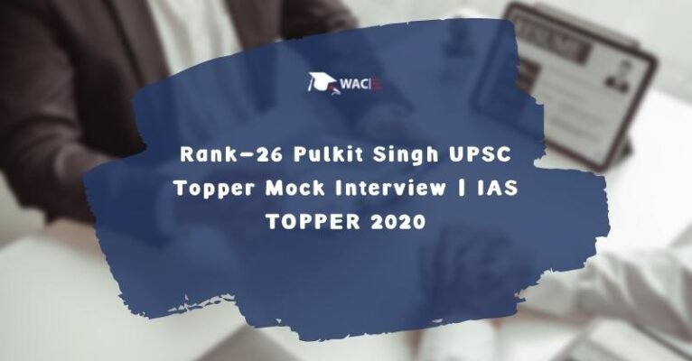 Pulkit Singh UPSC | UPSC Topper 2020